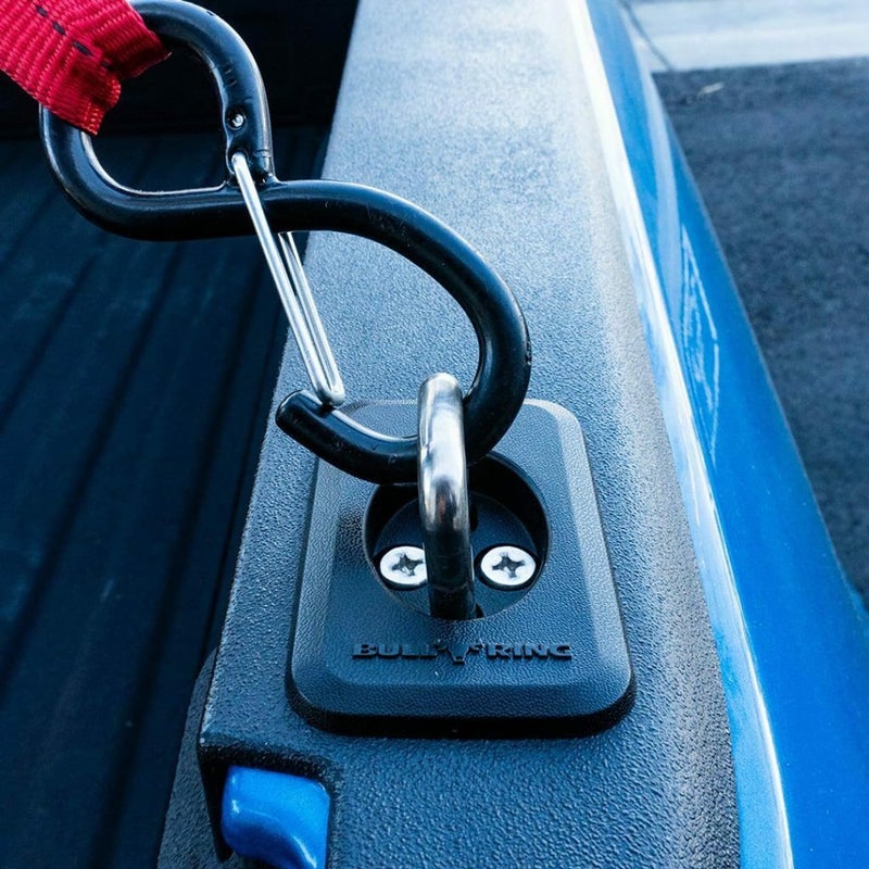 Bull Ring Classic Raised Fit Retractable Tie Down Anchors for '98-14 Ford F150, 98-16 Ford Super Duty, 88-13 Chevrolet Silverado and GMC Sierra, 95-08 Dodge RAM (1 Pair)â€¦ - Image 3